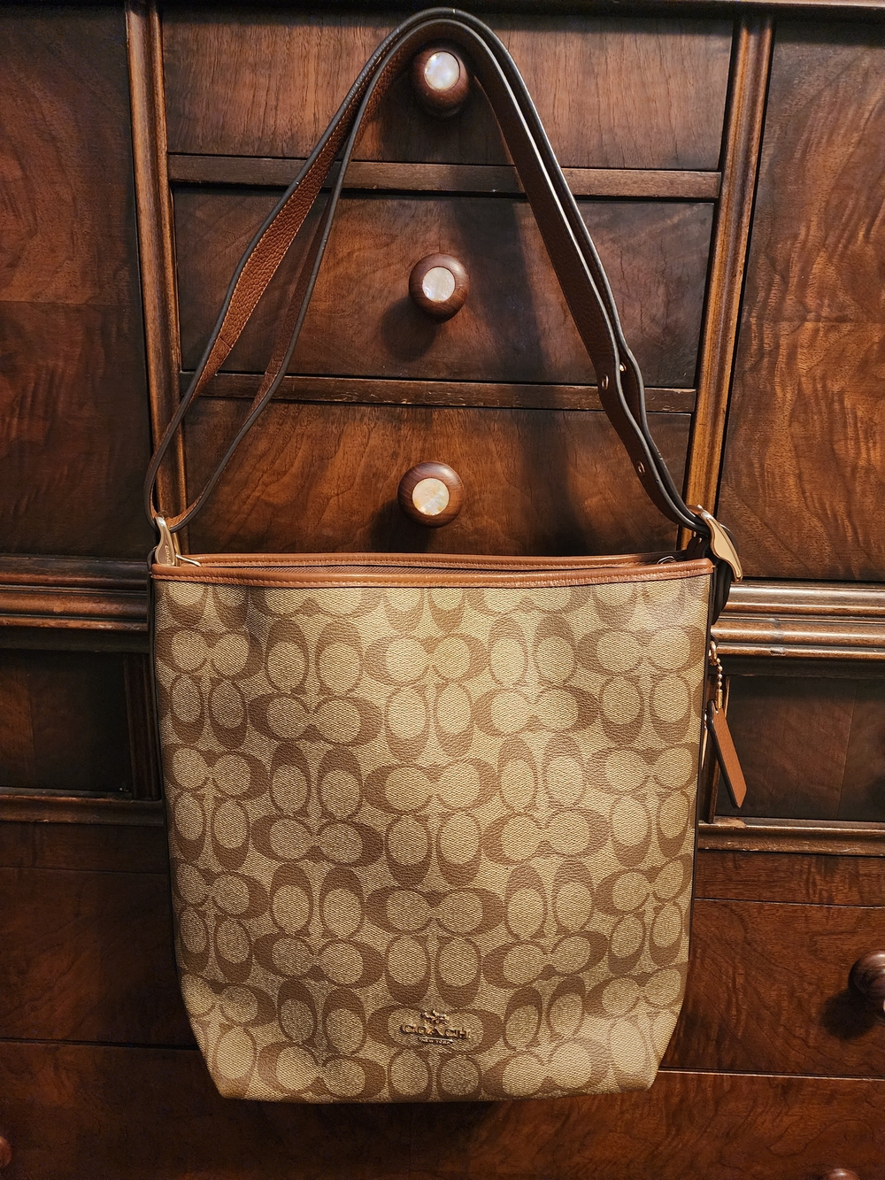 Coach Signature Val Tote
